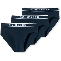 SCHIESSER 95/5 Shorts dunkelblau XL 3er Pack
