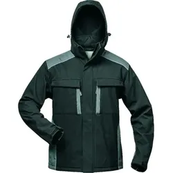 Softshelljacke POSEN, schwarz/grau, Größe M - schwarz/grau - M