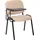 CLP Stuhl Ken mit Klapptisch Stoff creme