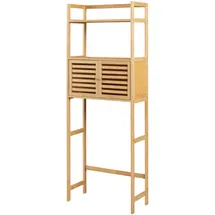 [en.casa] Badezimmerregal Haugesund 158x60x26 cm Bambus