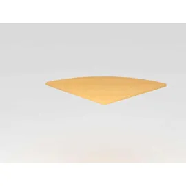 Hammerbacher Verbindungsplatte buche, dreieckig abgerundet 80,0 x 80,0 x 2,5 cm