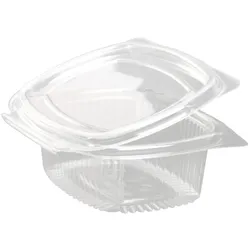 Natürlich Nette Nette 500 Verpackungsbecher 750ml mit Klappdeckel rPET oval