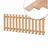 Gartenpirat Lattenzaun 180 x 150 cm Braun/Holz