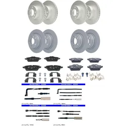 Ate Bremsscheiben + Beläge Vorne + Hinten Passend Für Bmw 1er E81 E87: Warnkontakt, Bremsbelagverschleiß Bmw: 34356762253 Bmw: 34356789445 Sct - Manno