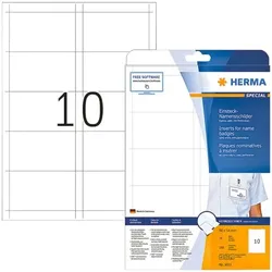 Herma 250er-Pack Namens-Einsteckschilder, 9x5.4 cm