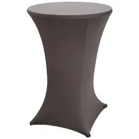 Baumarktplus Stehtischhusse Stretch 70 cm anthrazit Tischdecke Husse Bistrotisch