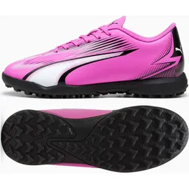 Puma Ultra Play Tt Jr Kunstrasenschuhe Unisex Poison Pink/Puma White/Puma Black 37,5
