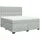 vidaXL Boxspringbett 180 x 200 cm Hellgrau