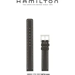 Hamilton Leder Gramercy Band-set Leder-schwarz-14/14 H690.172.102 - schwarz