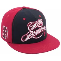 West Coast Choppers Kimi Raikkönen Cross Logo Snapback Flatbill rot/schwarz Einheitsgröße
