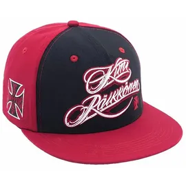 West Coast Choppers Kimi Raikkönen Cross Logo Snapback Flatbill rot/schwarz Einheitsgröße