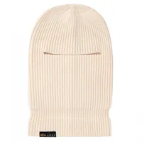 Alpha Industries Label Balaclava Beanie-Mütze, Jet stream White, -