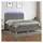 vidaXL Boxspringbett 180 x 200 cm Dunkelgrau