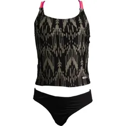 FIREFLY Kinder Bikini Mä.-Tankini LINA, BLACK/OLIVE, 164