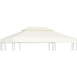 vidaXL Pavillon-Dachplane Ersatzdach 310 g/m2 Cremeweiß 3x4 m