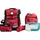 School-Mood Champion Pro 7-tlg. rot Ninja