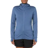 Icebreaker Merino 260 Quantum Iv, LS Zip Hoodie - Merinohoodie - Damen Dawn M