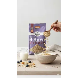 Bauckhof 5-Korn Flocken glutenfrei bio