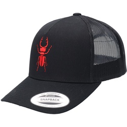 ArmyBug Statement Trucker Cap schwarz/rot