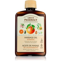 GREEN PHARMACY Massageöl wärmendes Körpermassageöl Orangenzimt und Pfeffer 200 ml