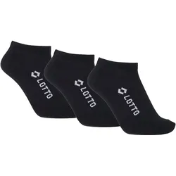 Socken LOTTO, Damen, Gr. 43-46, schwarz (caviar), Baumwollmischung, Jacquard, Socken, - für alle sportlichen Aktitivitäten