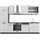 Vicco Küchenzeile Fame-Line 300 cm Weiß Landhaus/Anthrazit