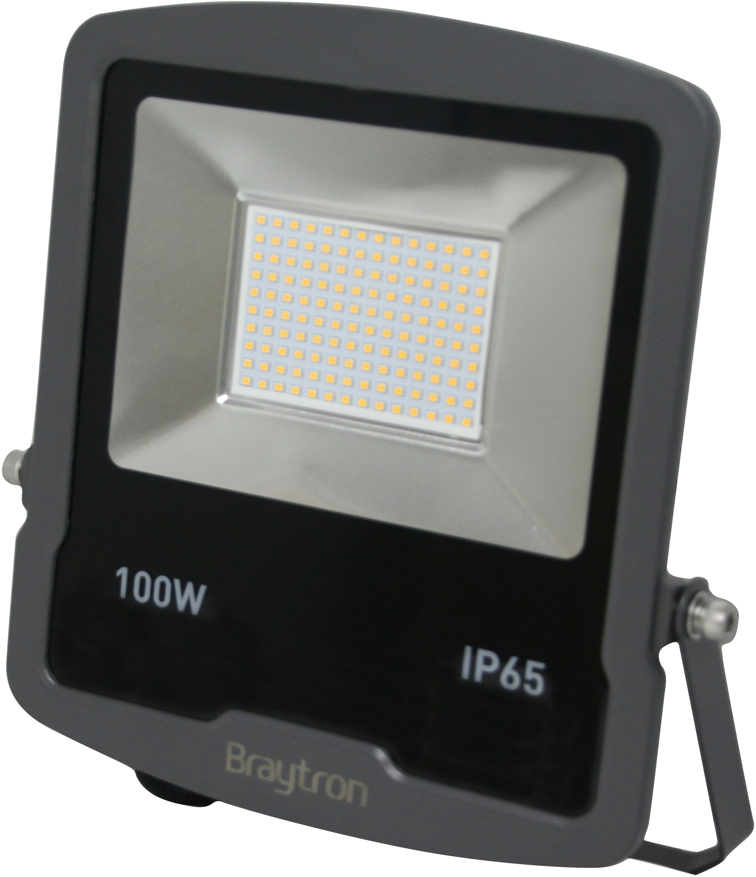 Braytron 100W LED Fluter Strahler Slim Wasserdicht Kaltweiß Scheinwerfer Außenstrahler IP65 Wasserdicht