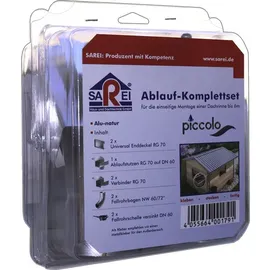 Sarei Ablaufset PICCOLO 0,00 x 0,00 x 0,00 m Silber