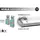 Zack SCALA Seifenspender 200ml Silber