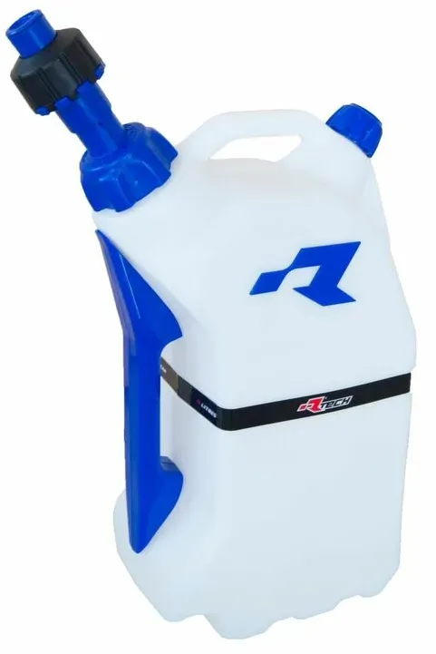 Race Tech Benzinkanister schnell befüllen 15L durchscheinend/blau, gelb