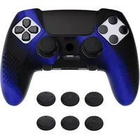 PlayVital PS5 Edge Controller Hülle Blau Schwarz