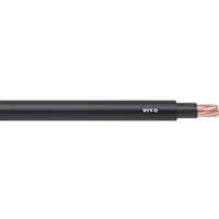Lapp Lapp, Kabelleitung, 10 Meter 1550004 NYY-J Stromkabel 7G1,5 mm2 RE I Erdkabel mit Schutzleiter GN/GE (10 m)