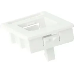 KAISER AT1989 Steckbar Zubehör AK2 Data, Adapter RJ45, Typ: PL, Panduit, mit Fenster, lichtgrau - 100 Stück