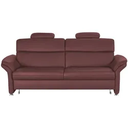 Kollektion Kraft Einzelsofa Leder Manon ¦ lila/violett ¦ Maße (cm): B: 228 H: 94 T: 92