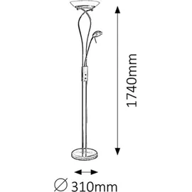 Rabalux 4077 Bodenleuchte R7s LED