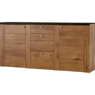 Home Affaire Sideboard »Larona, zeitlose Kommode mit 2 Türen, 3 Schubkästen, Türkommode,«, Höhe 84 cm, viel Stauraum, Anrichte mit dekorativer Rahmenoptik,