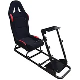 Auto-Style AutoStyle Game-Simulator Konsole inkl. faltbare Sportsitze