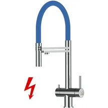 VIZIO NIEDERDRUCK 3 Wege Wasserhahn Einhebelmischer Blau