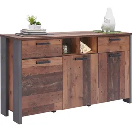 Forte Clif 156,4 x 86,4 x 41,6 cm Grau / Braun