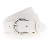 TAMARIS Gürtel Essential Classics TB0001L01 Damen Gürtel Uni weiss 0100 - 90