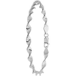 Lucardi Armband 925 Silber - 21.0 Damen 