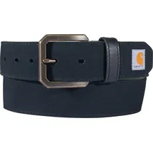 CARHARTT Gürtel Canvas Duck Leder Schwarz 34
