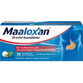 A. Nattermann & Cie. GmbH MAALOXAN 25 mVal Kautabletten 50 St