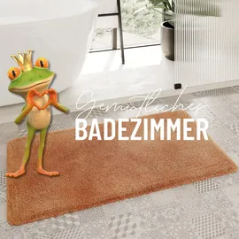 Homie Living Badematte Porto Azzurro Terracotta 100 x 60 cm