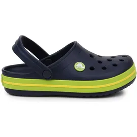 Crocs Kid's Crocband Clog Navy/Volt Green 20,5