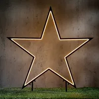 Luca Lighting LED-Stern, LxH: 60 x 73 cm schwarz