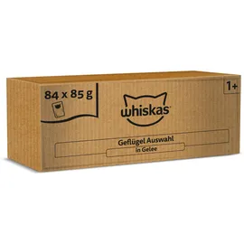 Whiskas Adult Geflügelgerichte in Gelee 84 x 85 g