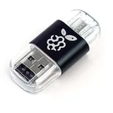 BerryBase 2in1 MicroSD Kartenleser mit USB-A und USB-C Stecker, Schwarz