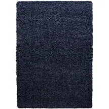 KADIMA DESIGN Teppich Hochflor Unifarben Polypropylen 160 x 230 cm Blau