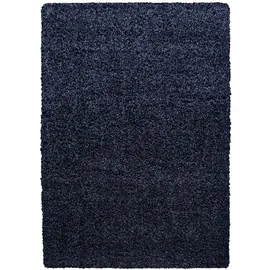 KADIMA DESIGN Teppich Hochflor Unifarben Polypropylen 160 x 230 cm Blau